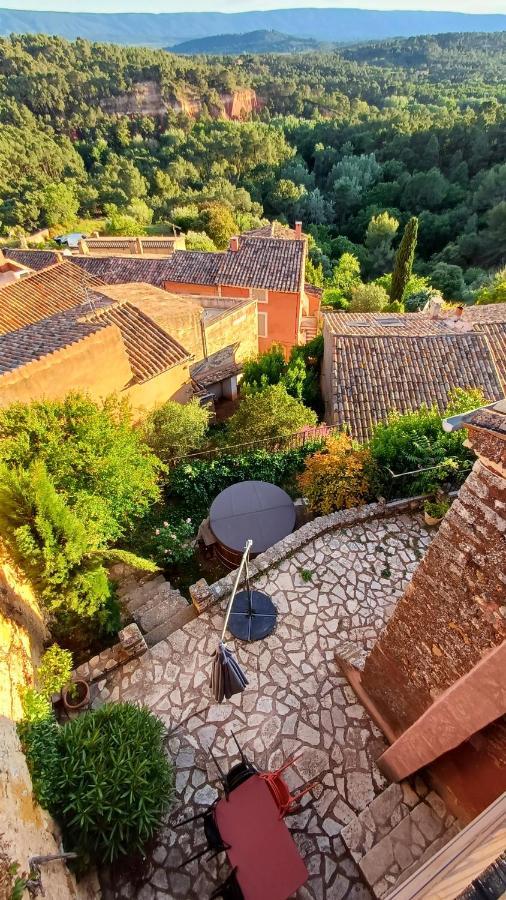 Maison Porte Heureuse Roussillon en Isere Exteriör bild